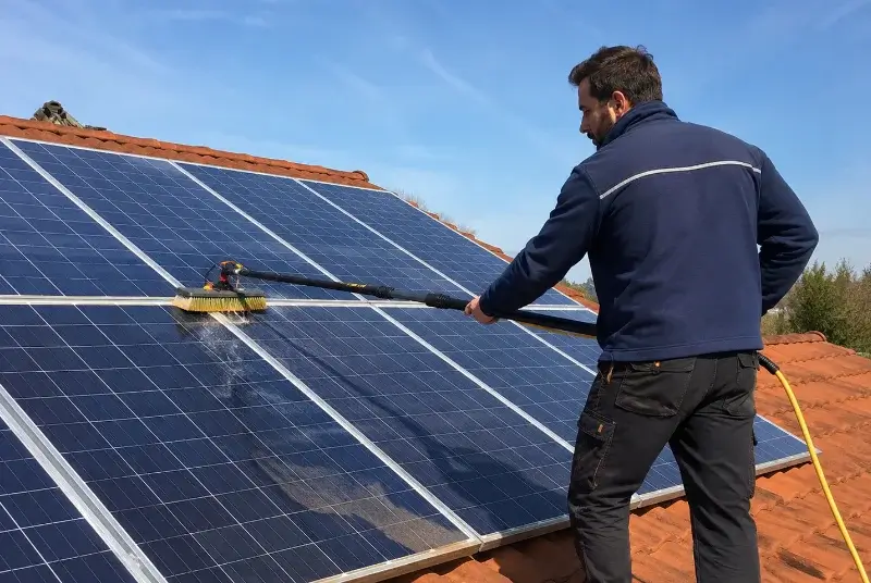 Nettoyage et entretien de panneaux solaires à Île-aux-Moines